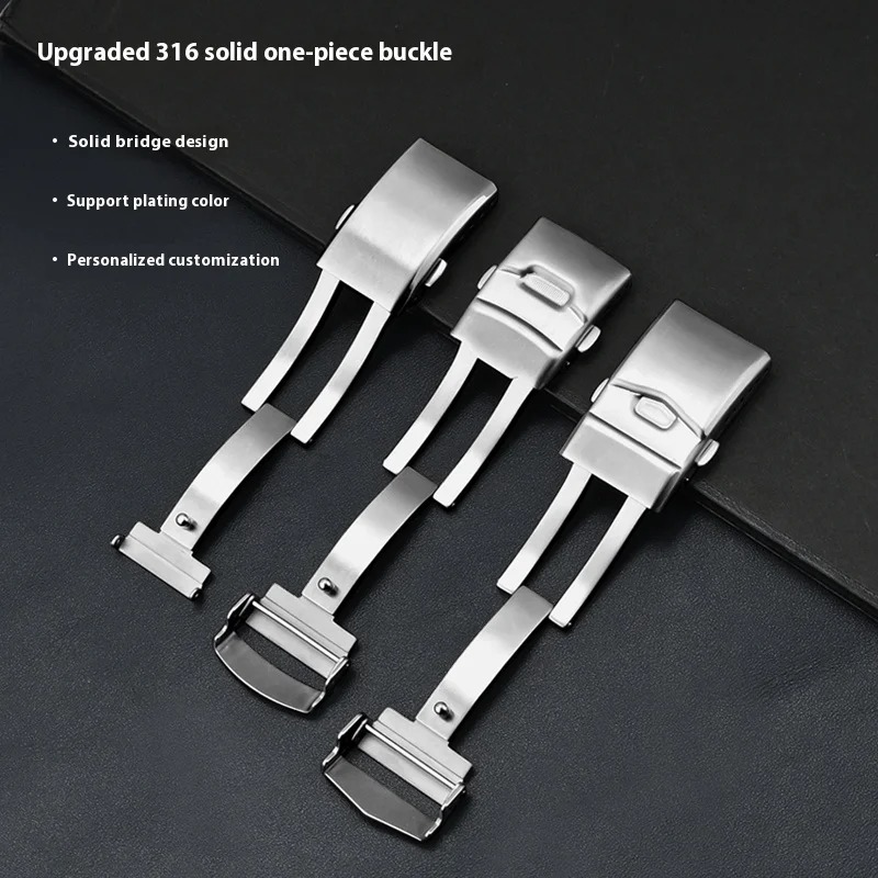 Silicone Watch Band 22Mm - 16mm 18mm 20mm 22mm Watch Clasp