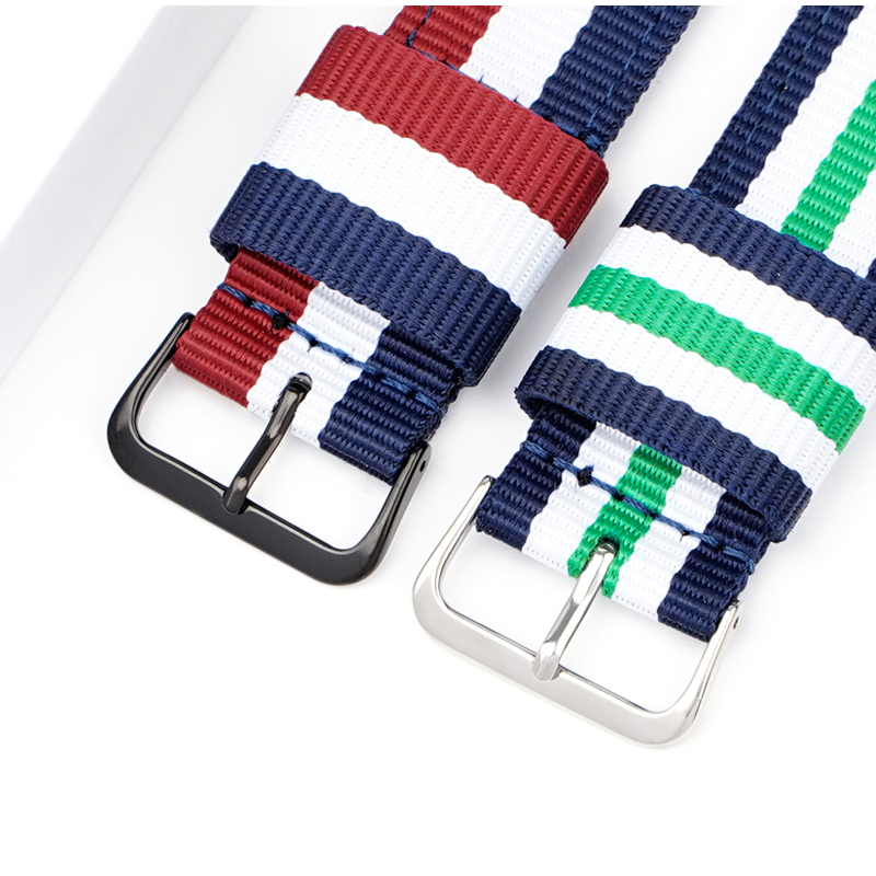 Nylon Watch Strap 20mm 22mm Qu - Canvas Strap Watch のレビューと価格