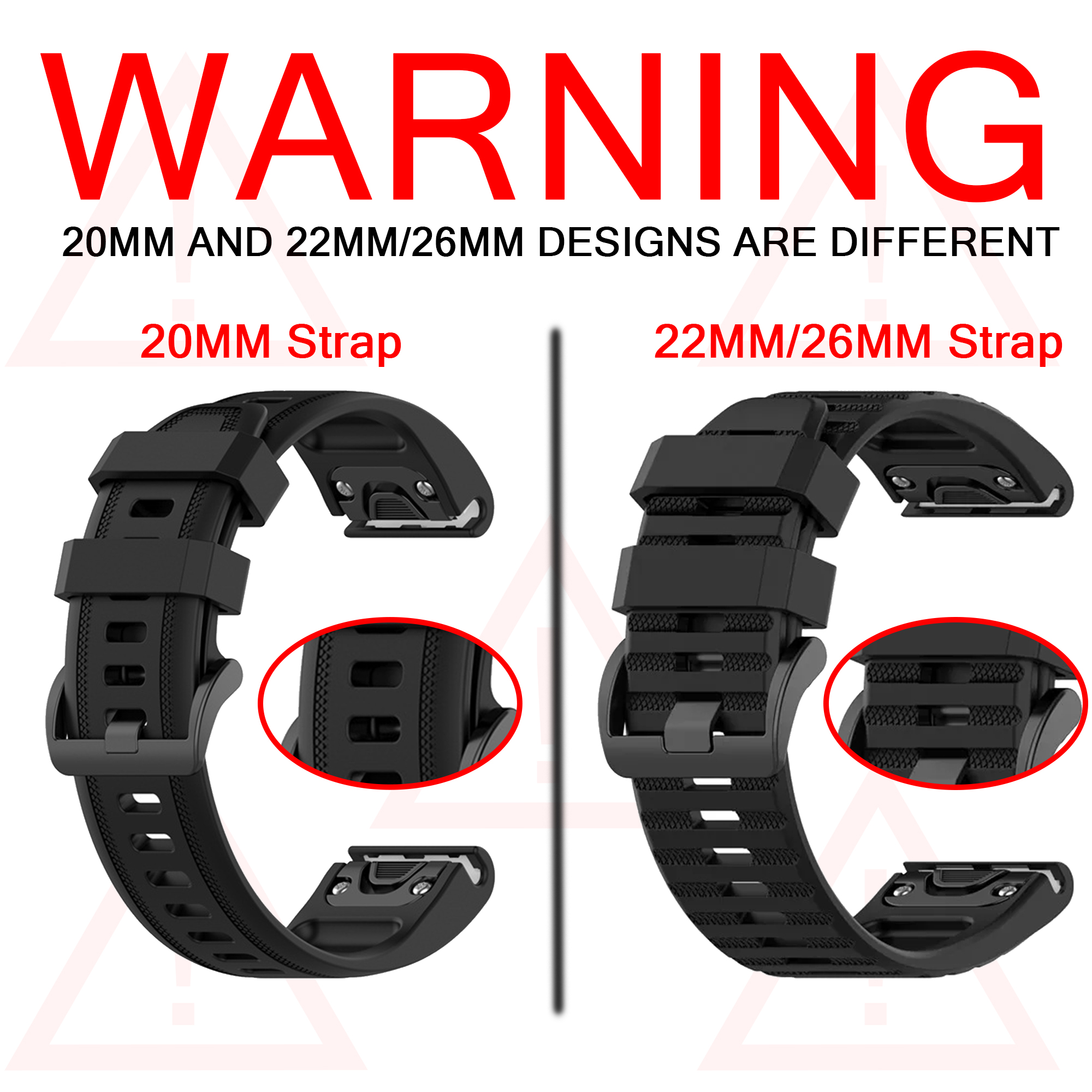 Watch Bands For Garmin Fenix 8 - Silicone Watch Band 22Mm のレビューと価格