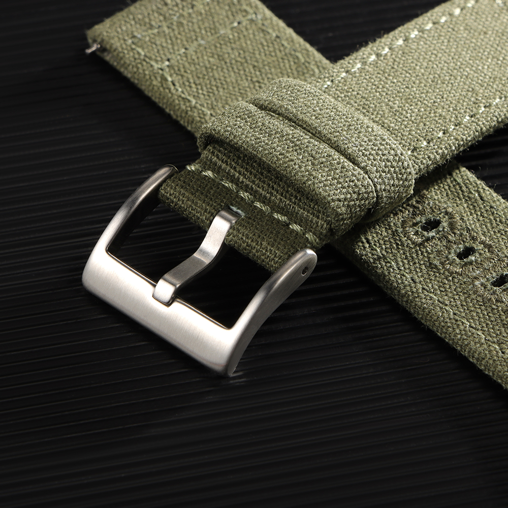 Nylon Woven Canvas Watch Band  - Canvas Strap Watch のレビューと価格