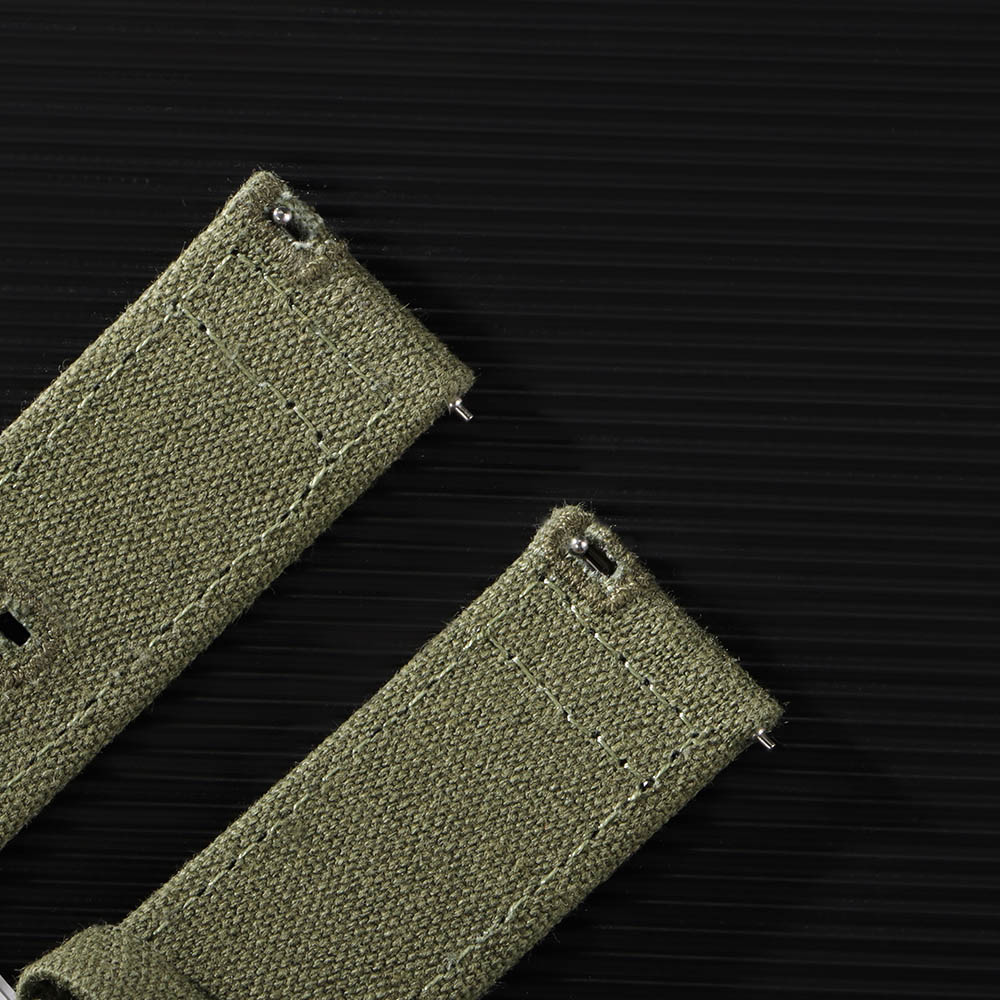 Nylon Woven Canvas Watch Band  - Canvas Strap Watch のレビューと価格