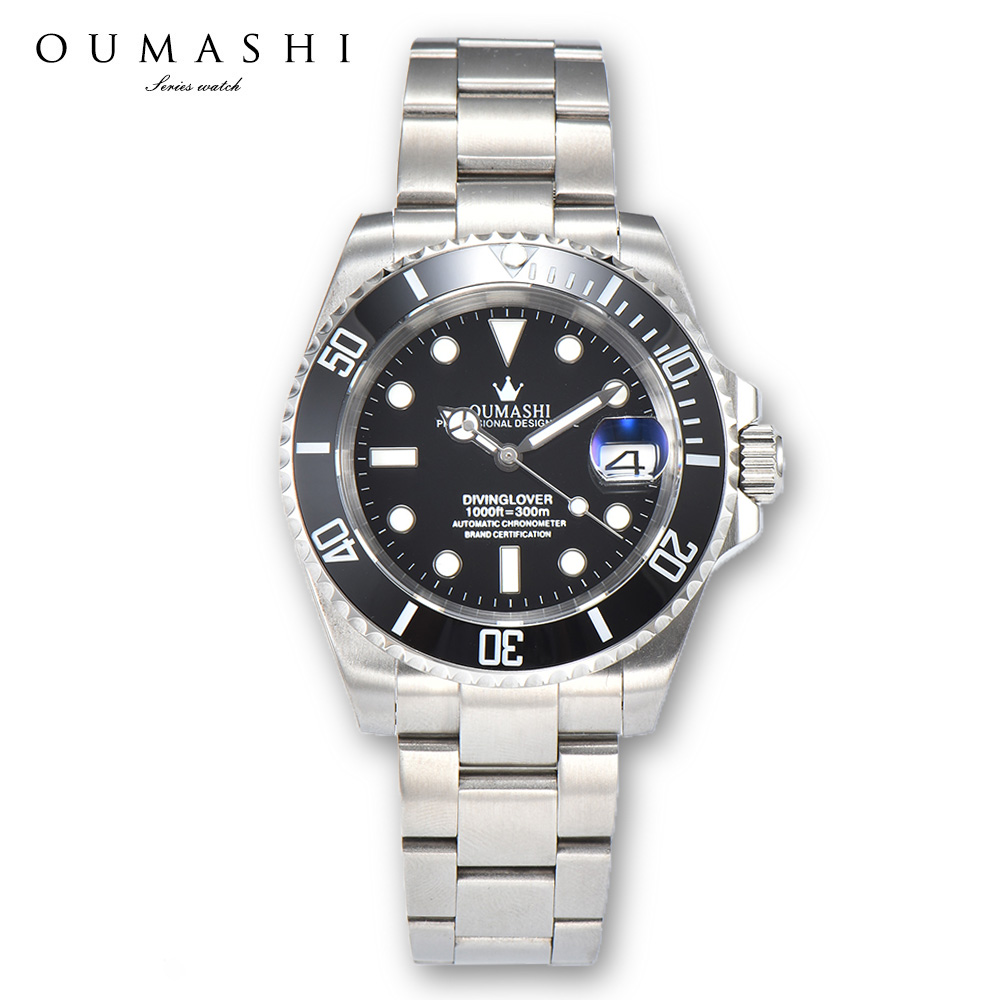 40mm watch Automatic mechanica - Stainless Bracelet Diver のレビューと価格