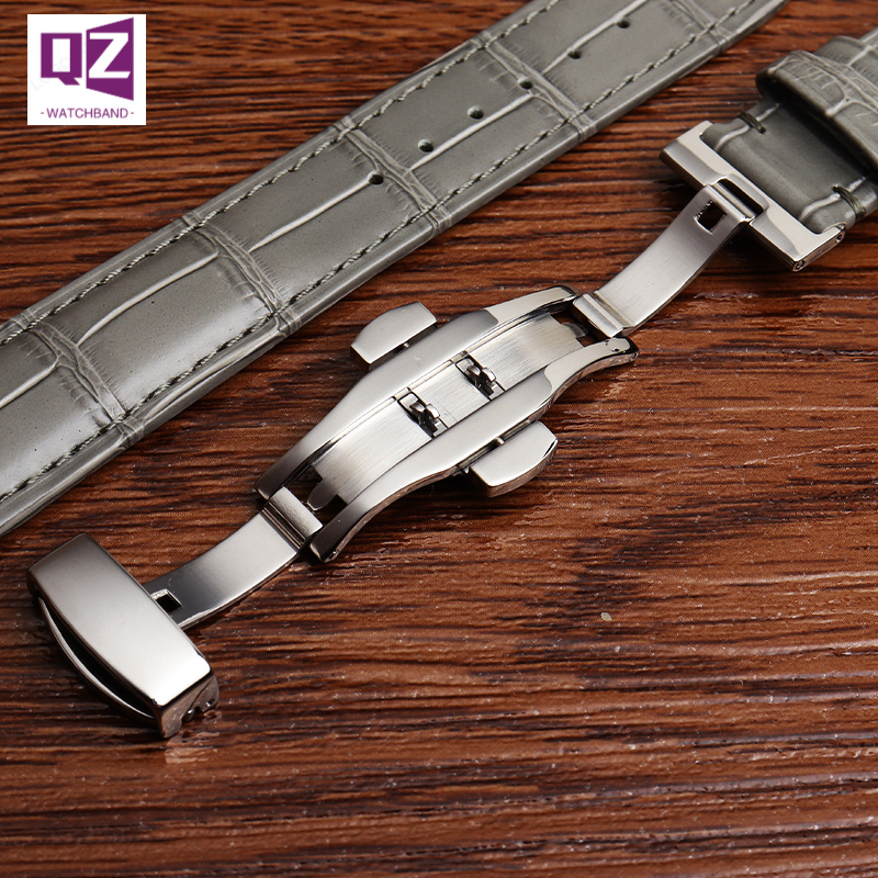 Grey Genuine Leather watchband - Canvas Strap Watch のレビューと価格