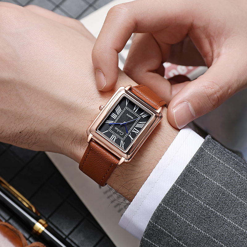 New Fashion Luxury Designer Re - Leather Watch Band Men のレビューと価格