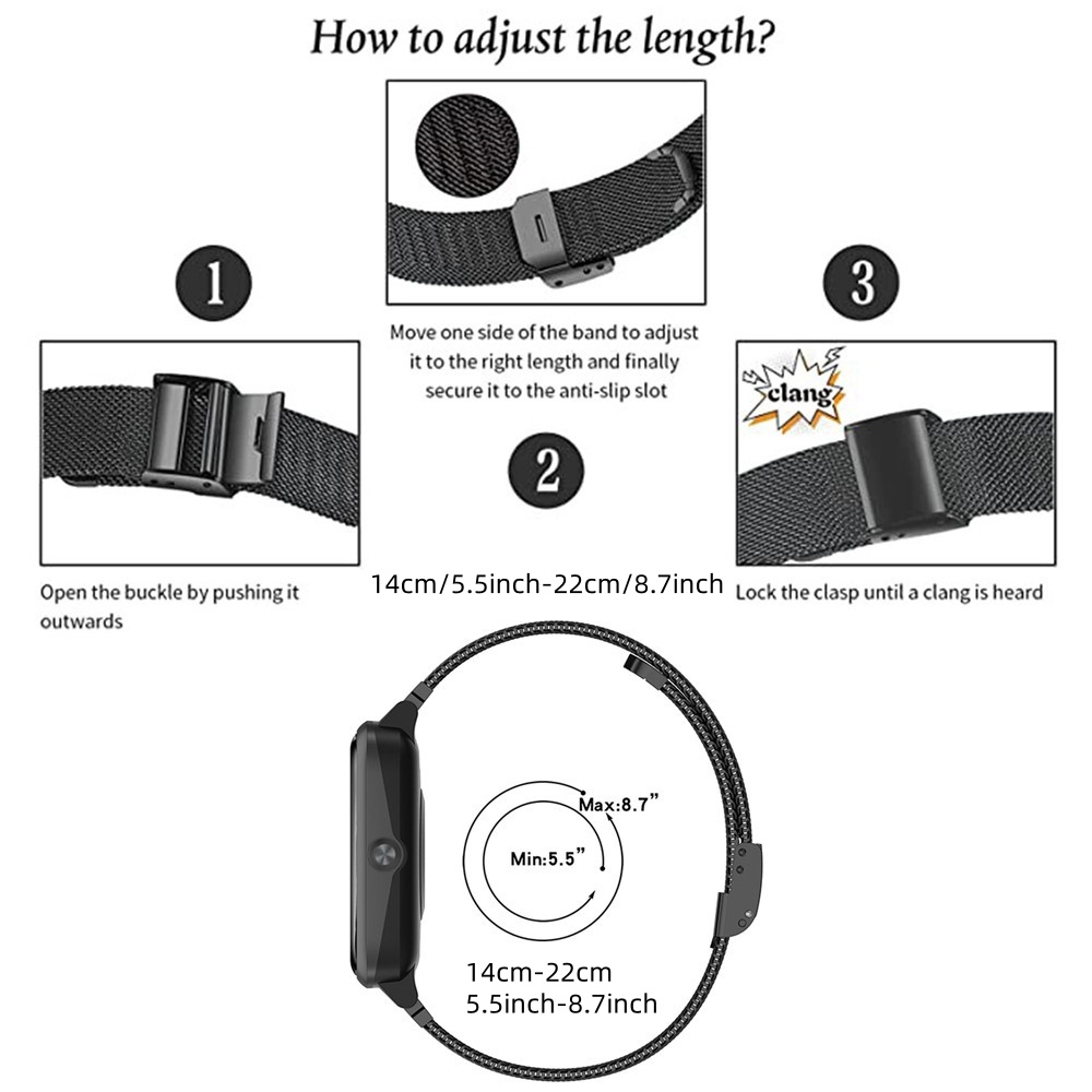 Metal Bands for Garmin Venu X1 - Mesh Strap Metal のレビューと価格