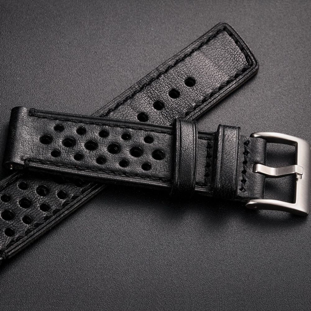 Hemsut Genuine Leather Watch B - Leather Strap Quick Release のレビューと価格