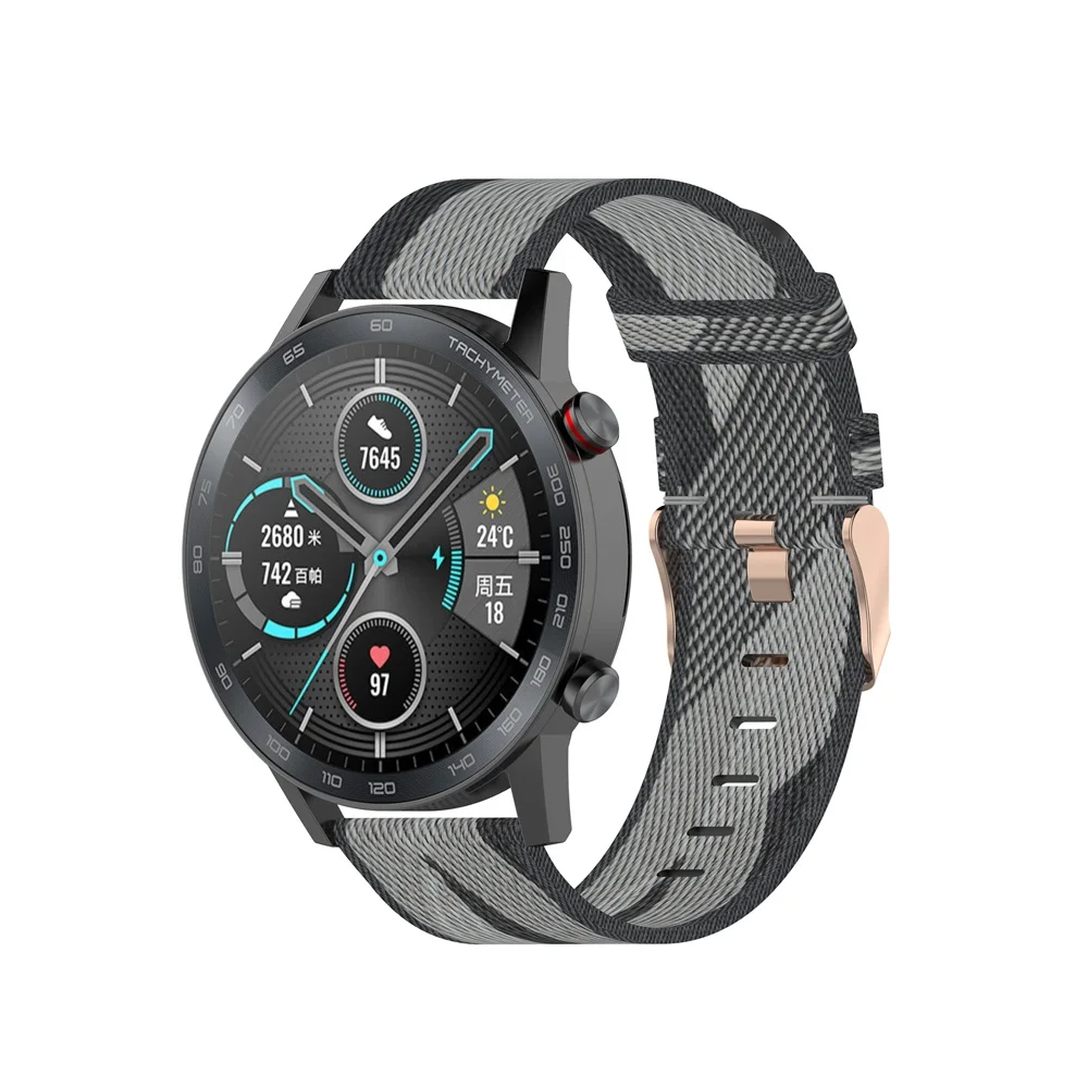 AKBNSTED 22MM Camouflage Nylon - Canvas Strap Watch のレビューと価格