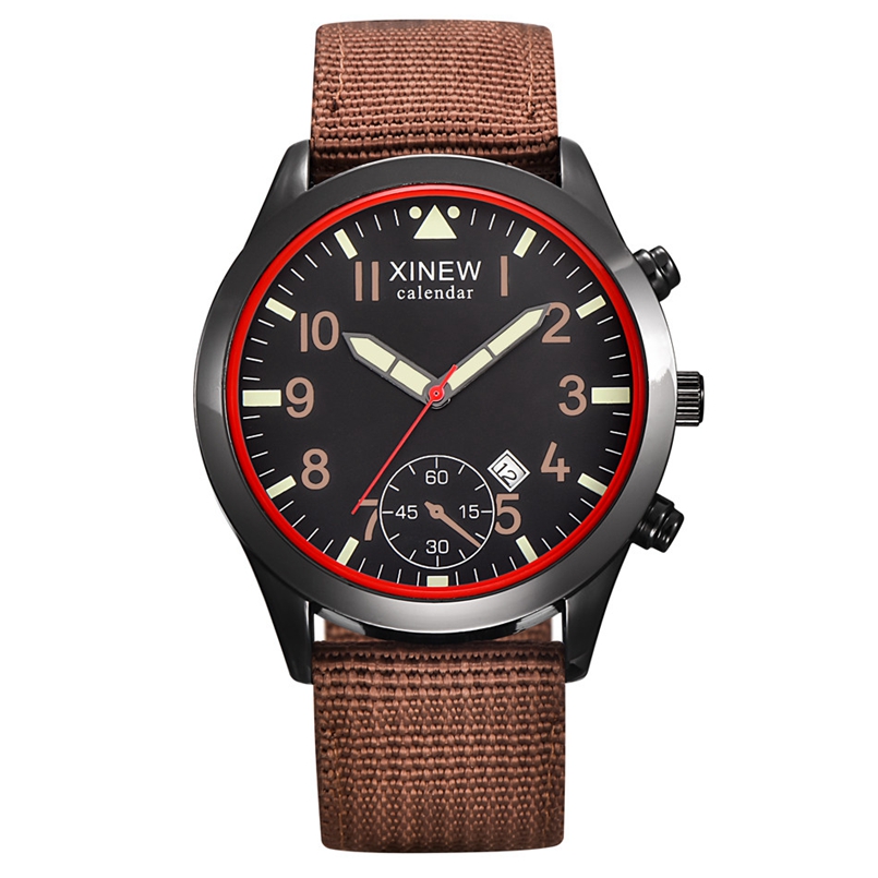 2020 XINEW Watches Men Fashion - Canvas Strap Watch のレビューと価格
