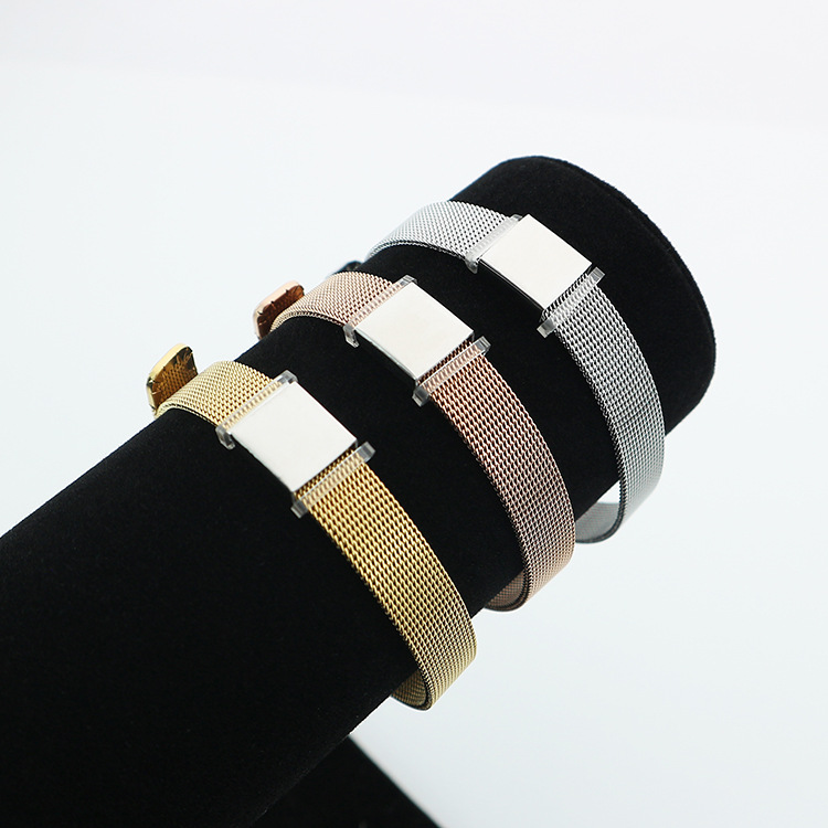 DINGLLY 10mm High Quality Stai - Mesh Strap Metal のレビューと価格