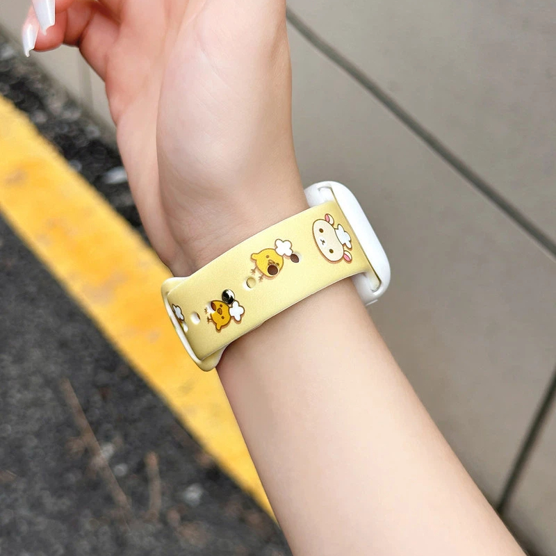 Cute Rilakkuma Print Silicone  - Silicone Band Women のレビューと価格