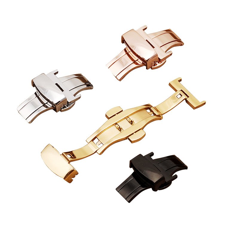 Automatic Double Click Butterf - Butterfly Clasp Deployant のレビューと価格