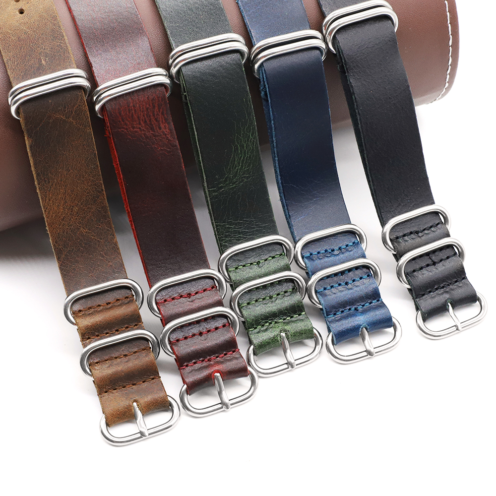 Genuine Leather Watch Band 18m - Suede Strap Watch のレビューと価格