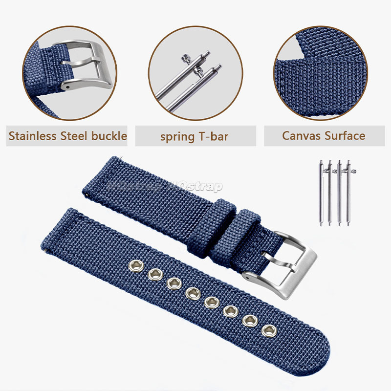 Nylon Strap 18mm 20mm 22mm Ban - Nato Strap Nylon のレビューと価格
