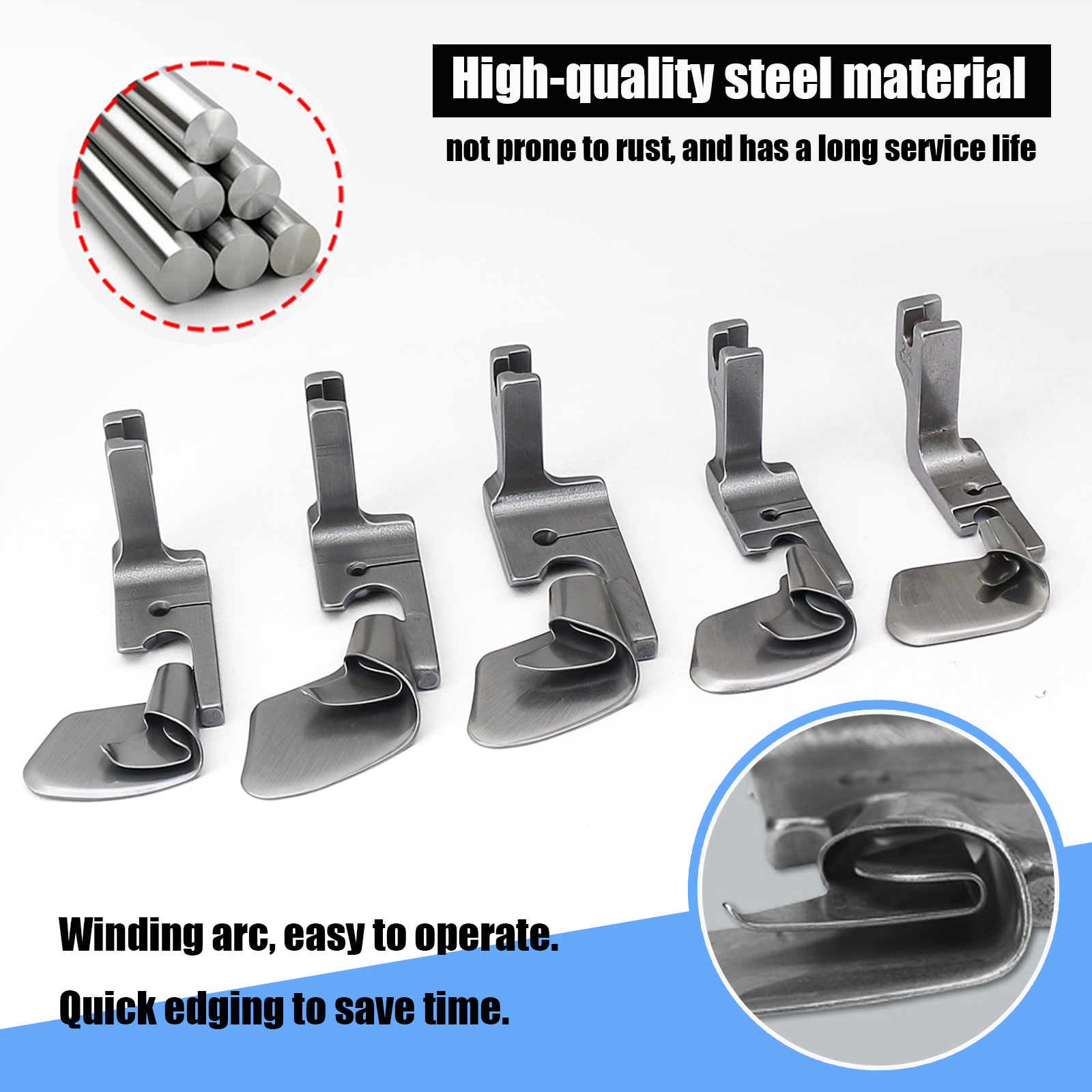 Curved Scroll Hemmer Foot 3.2- - Curved Spring Bar のレビューと価格