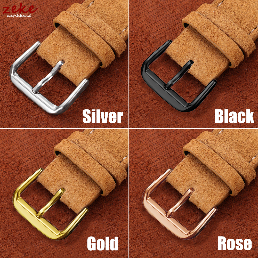 20mm Vintage Suede Cowhide Wat - Leather Strap Quick Release のレビューと価格