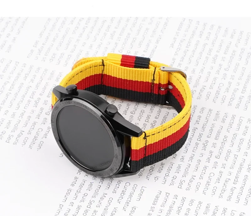 20mm 22mm Woven Nylon Strap fo - Canvas Strap Watch のレビューと価格