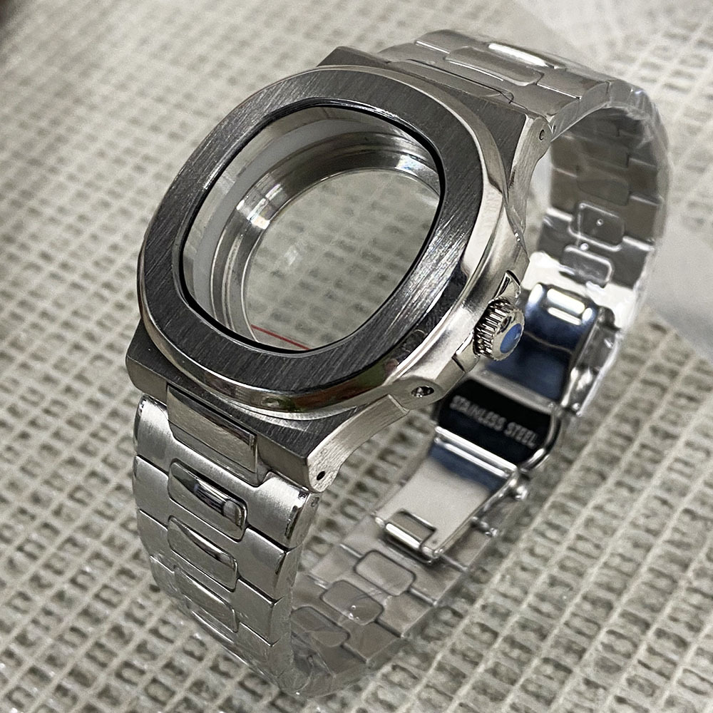 40mm Nautilus Watch Case Mod K - Butterfly Clasp Deployant のレビューと価格