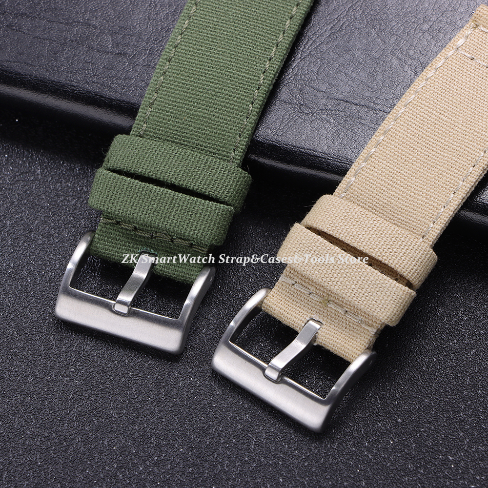 Nylon Watch Strap 20mm 22mm fo - Canvas Strap Watch のレビューと価格
