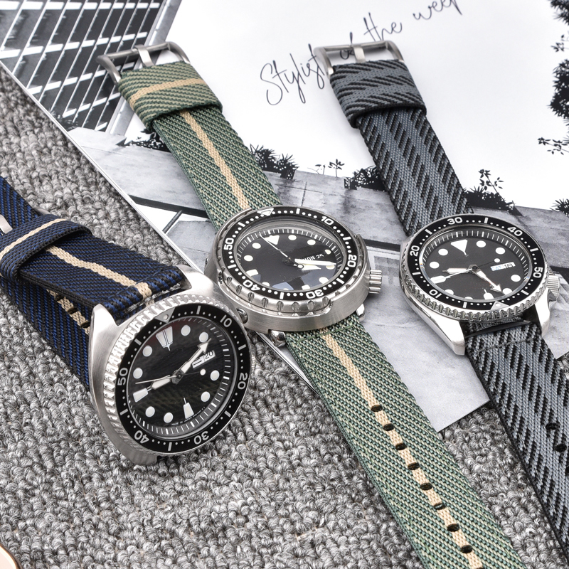 Woven Nylon Strap 18mm 20mm 22 - Nato Strap Nylon のレビューと価格