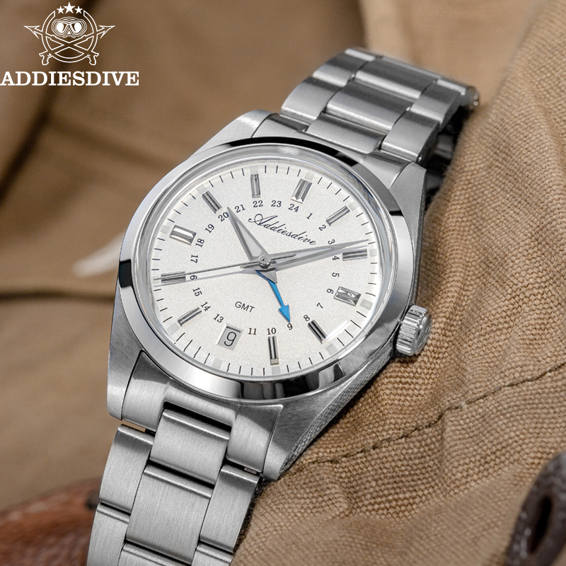 ADDIESDIVE Hot Brand 36mm Luxu - Stainless Bracelet Diver のレビューと価格