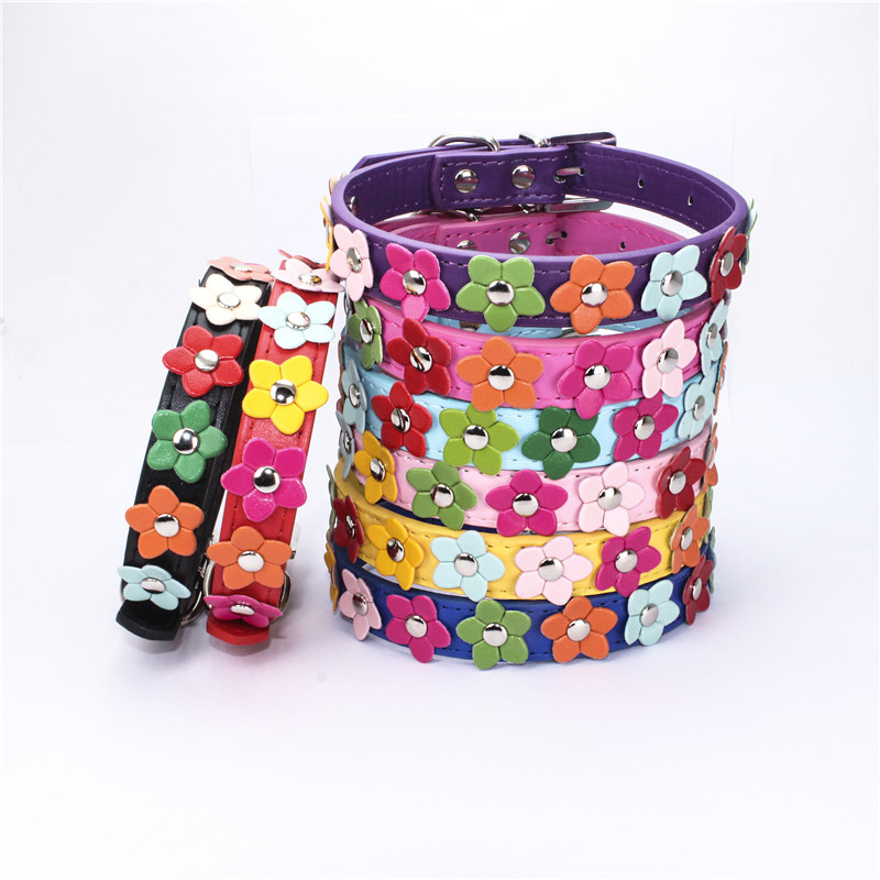 Pu Leather Colorful Flower Stu - Leather Strap Quick Release のレビューと価格
