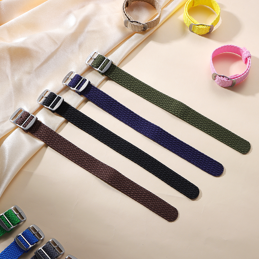 Nylon Woven Canvas Watch Band  - Perlon Strap Woven のレビューと価格