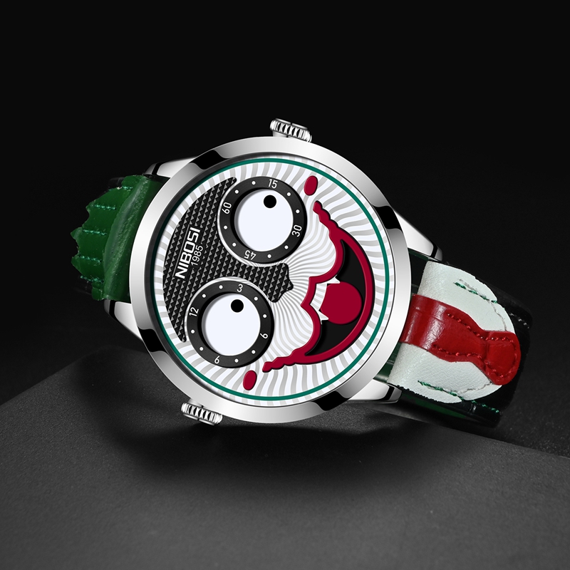 Cool Joker Watch Men Classic M - Leather Watch Band Men のレビューと価格