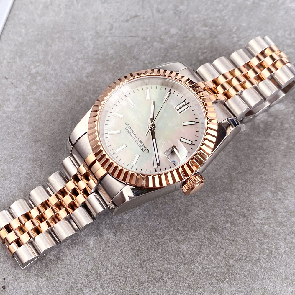 Customized two tone rose gold  - Stainless Bracelet Diver のレビューと価格