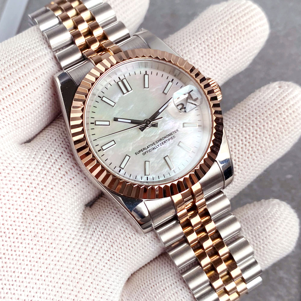 Customized two tone rose gold  - Stainless Bracelet Diver のレビューと価格
