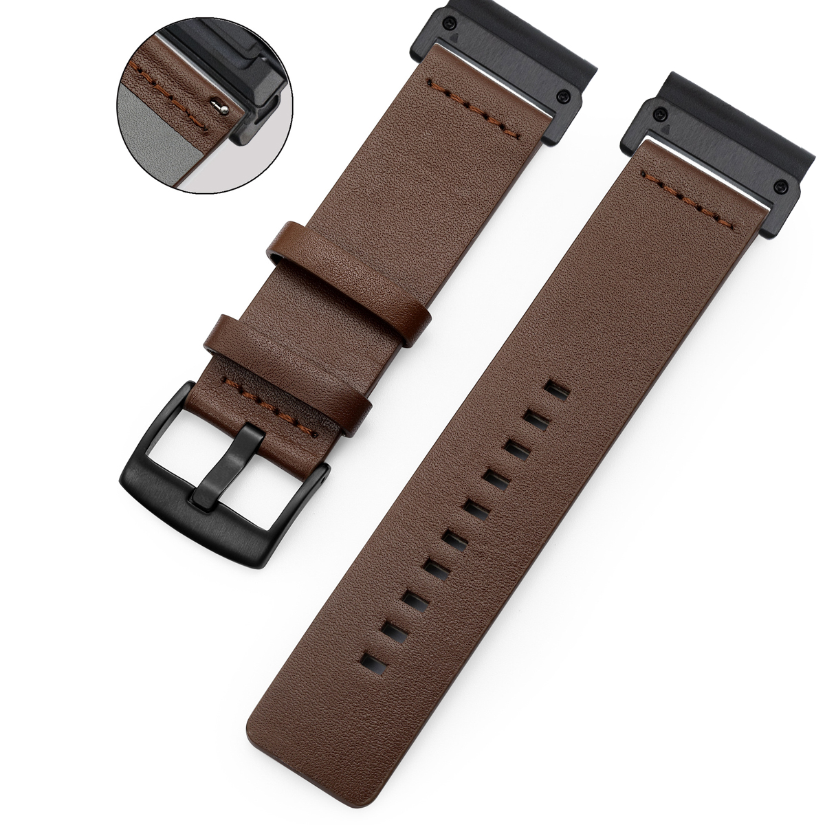 26mm 22mm Quick Fit Strap For  - Leather Strap Quick Release のレビューと価格