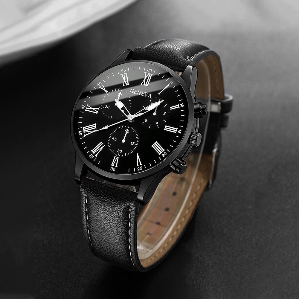 Fashion Men Business Watches C - Leather Watch Band Men のレビューと価格